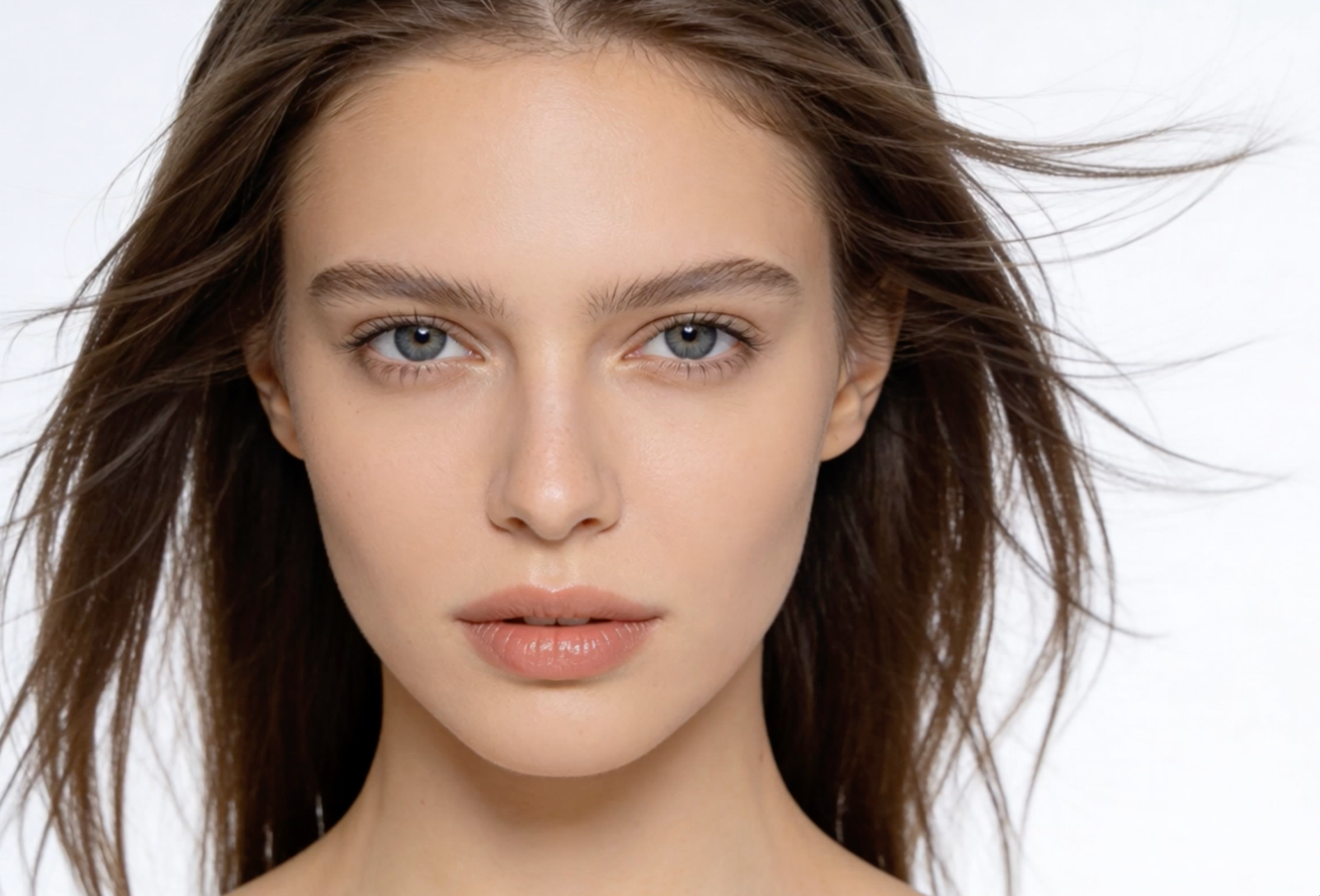 Smooth forehead Botox result detail